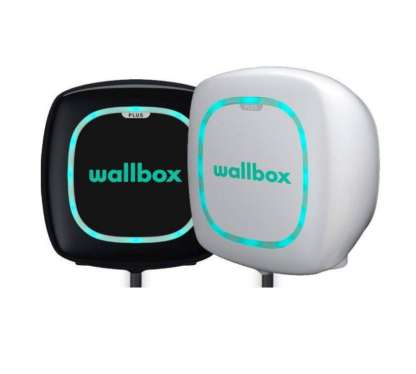 WALLBOX Borne de recharge Pulsar Plus - câble attaché 7m Type 2 - 1,4 à  22kW - triphasé - Bluetooth - Wifi - WATTSC