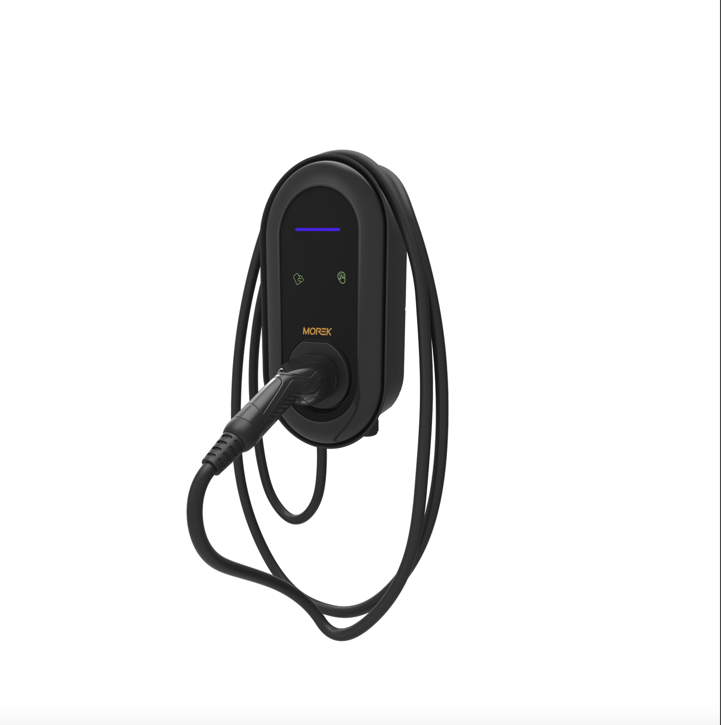 MOREK 22 KW, TYPE 2, 3 фазы PLUG & CHARGE 5 M кабель - EVCharge.lv